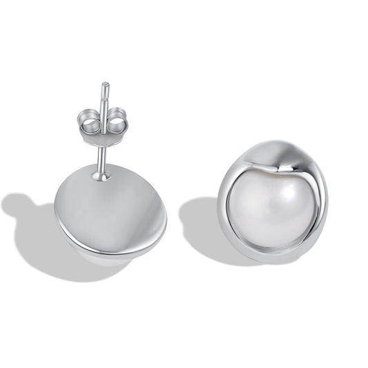 [Luxe Jewels]Dainty Bread Pearl Earrings