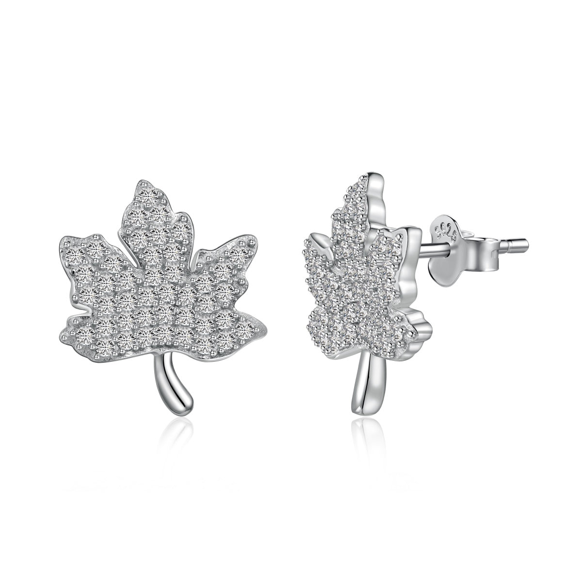 [Luxe Jewels]Exquisite Maple Leaf Design Earrings