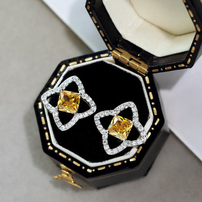 [Luxe Jewels]Elegant Star Shape Princess Cut Daily Earrings