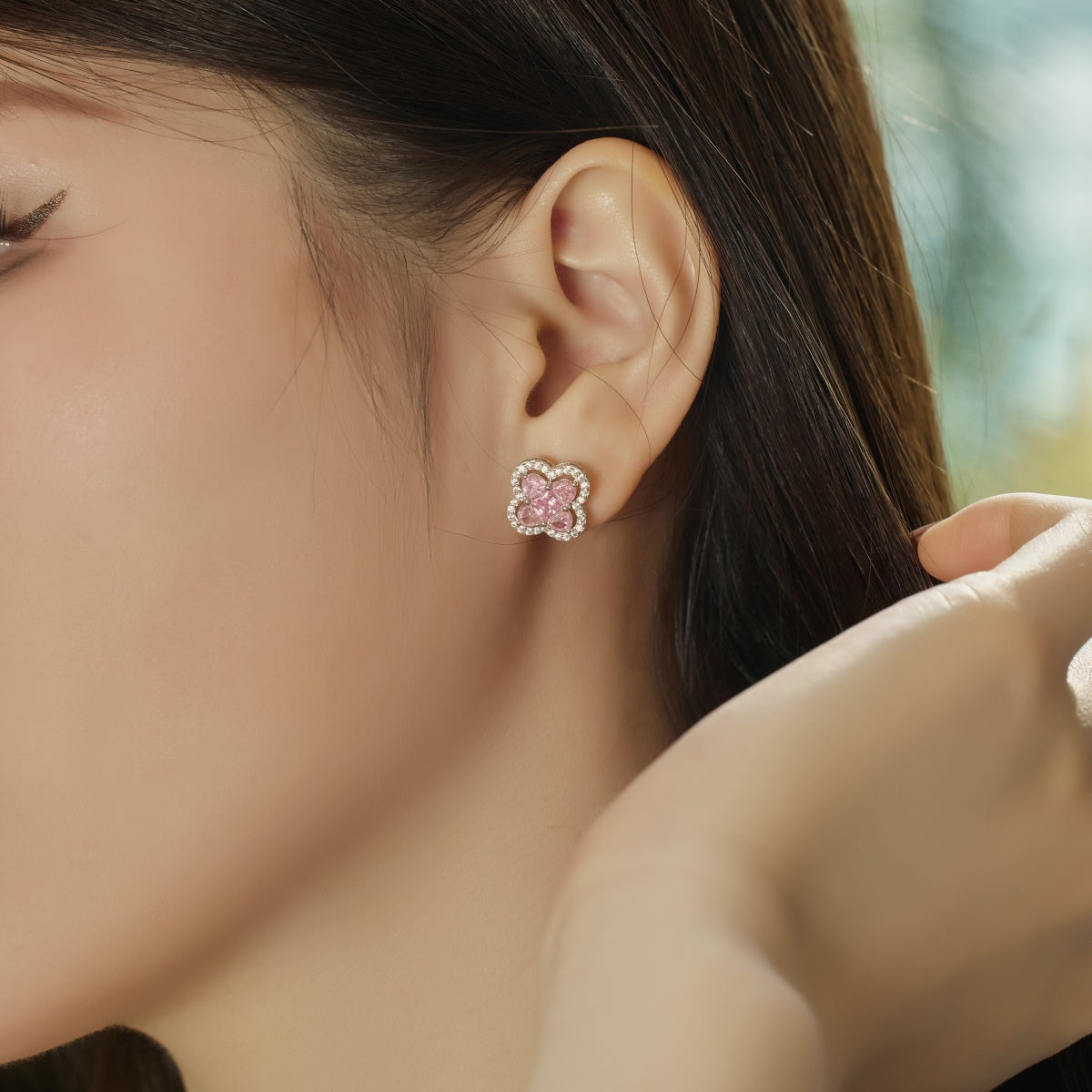 [Luxe Jewels]Lucky Four-Leaf Clover Exquisite Earrings