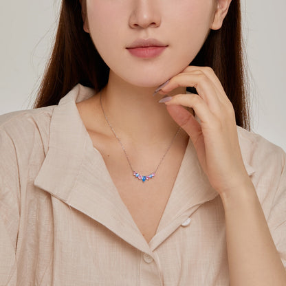 [Luxe Jewels]Dainty Colorful Heart Necklace