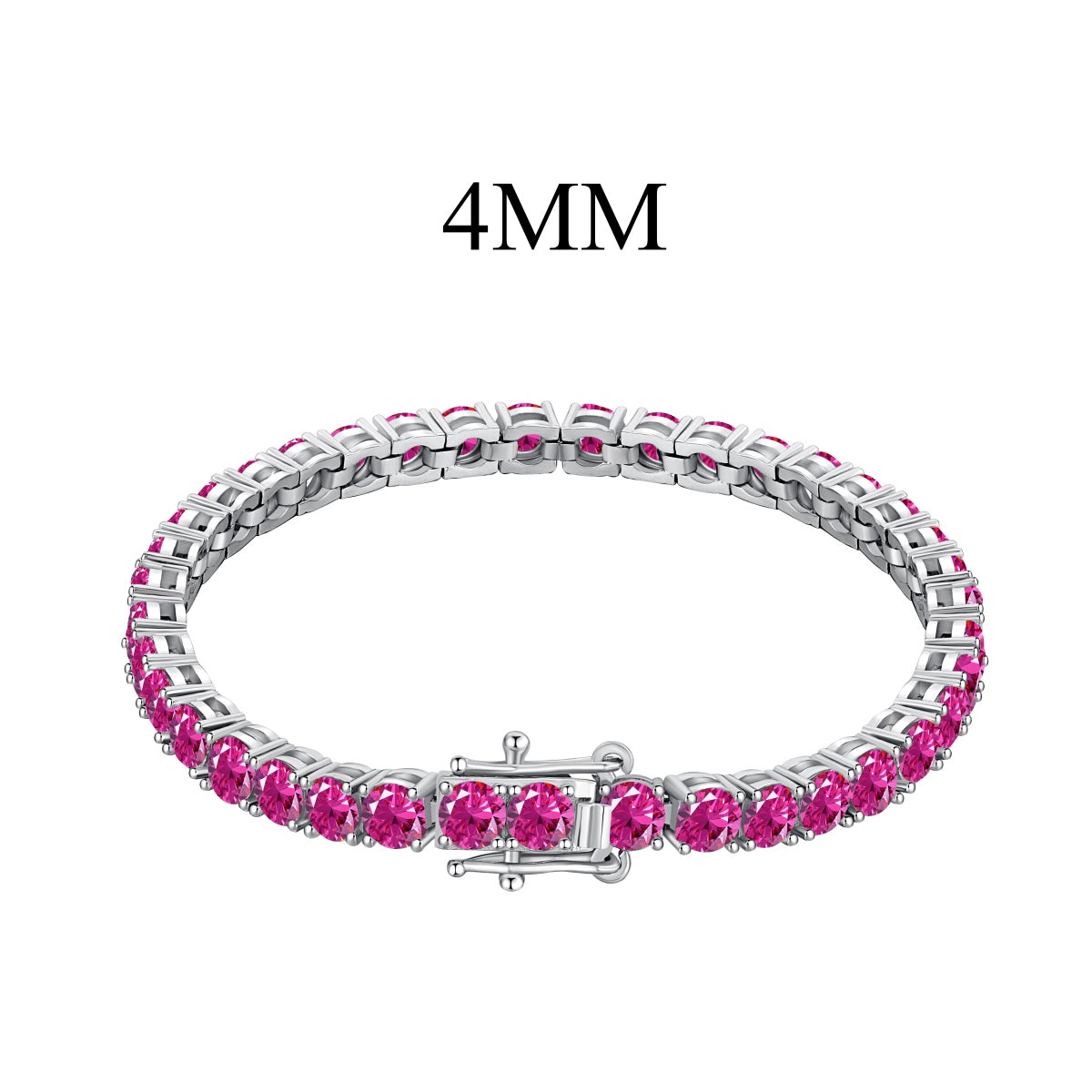 [Luxe Jewels]Radiant Colorful Round Cut Party Bracelet