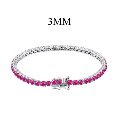 [Luxe Jewels]Radiant Colorful Round Cut Party Bracelet