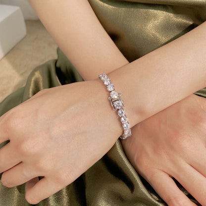 [Luxe Jewels]0.75 Carat Dazzling Round Cut Wedding Bracelet