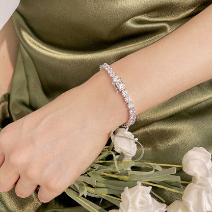 [Luxe Jewels]Ornate Sparkling Round Cut Wedding Bracelet