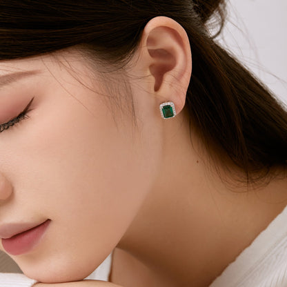 [Luxe Jewels]Luxurious Dainty Emerald Cut Banquet Earrings