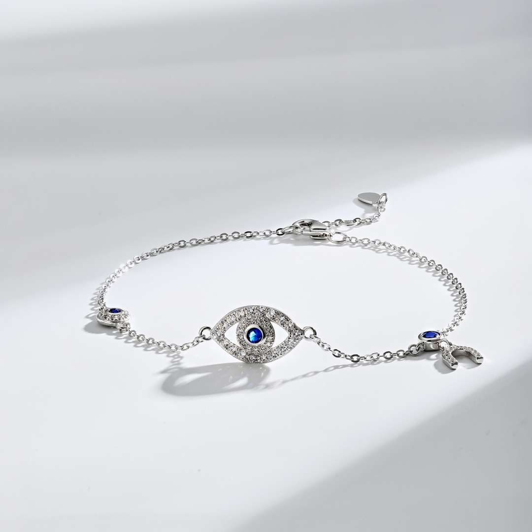 [Luxe Jewels]Dainty Eye Shape Necklace