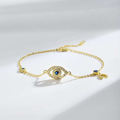 [Luxe Jewels]Dainty Eye Shape Necklace