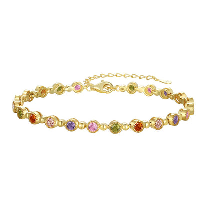 [Luxe Jewels]Sparkling Exquisite Round Cut Party Bracelet