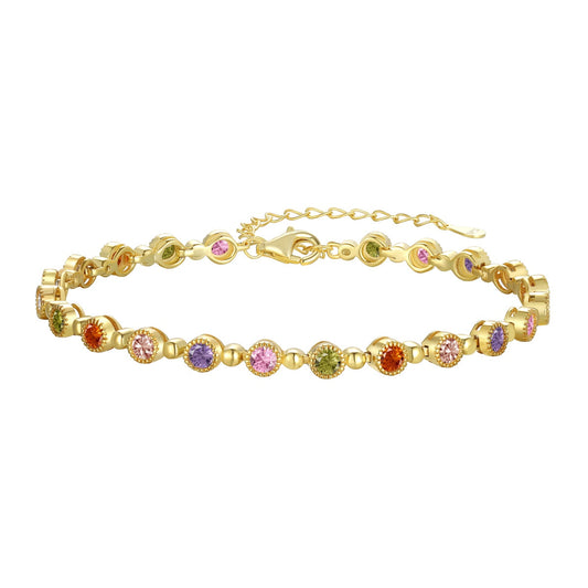 [Luxe Jewels]Sparkling Exquisite Round Cut Party Bracelet