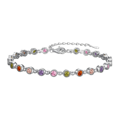 [Luxe Jewels]Sparkling Exquisite Round Cut Party Bracelet