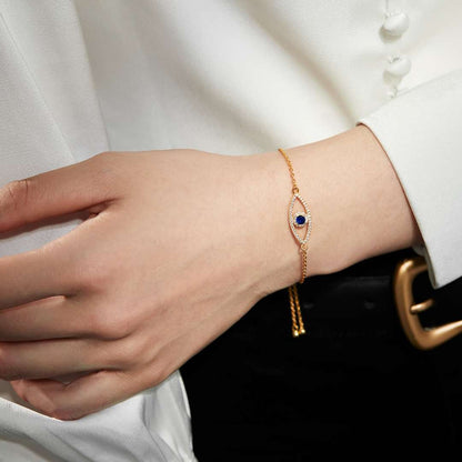 [Luxe Jewels]Devil's Eye Hollow Design Bracelet