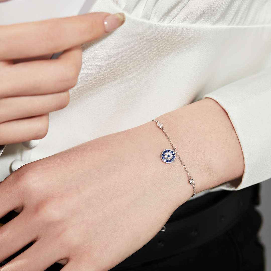 [Luxe Jewels]Devil's Eye Round Shape Bracelet