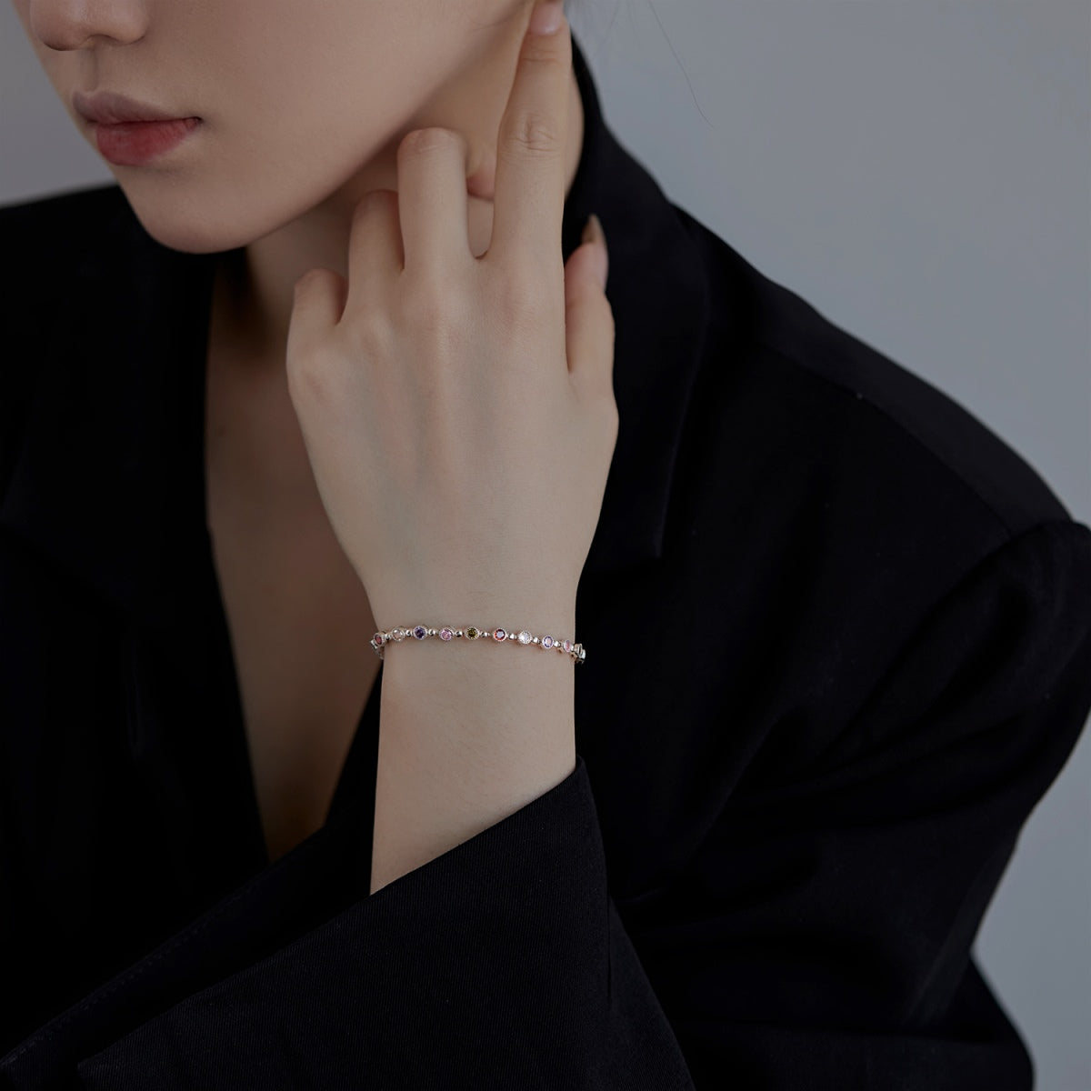 [Luxe Jewels]Sparkling Exquisite Round Cut Party Bracelet