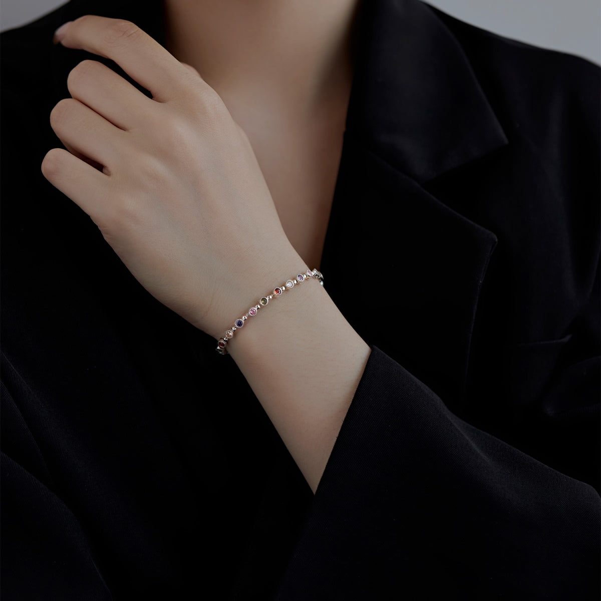 [Luxe Jewels]Sparkling Exquisite Round Cut Party Bracelet