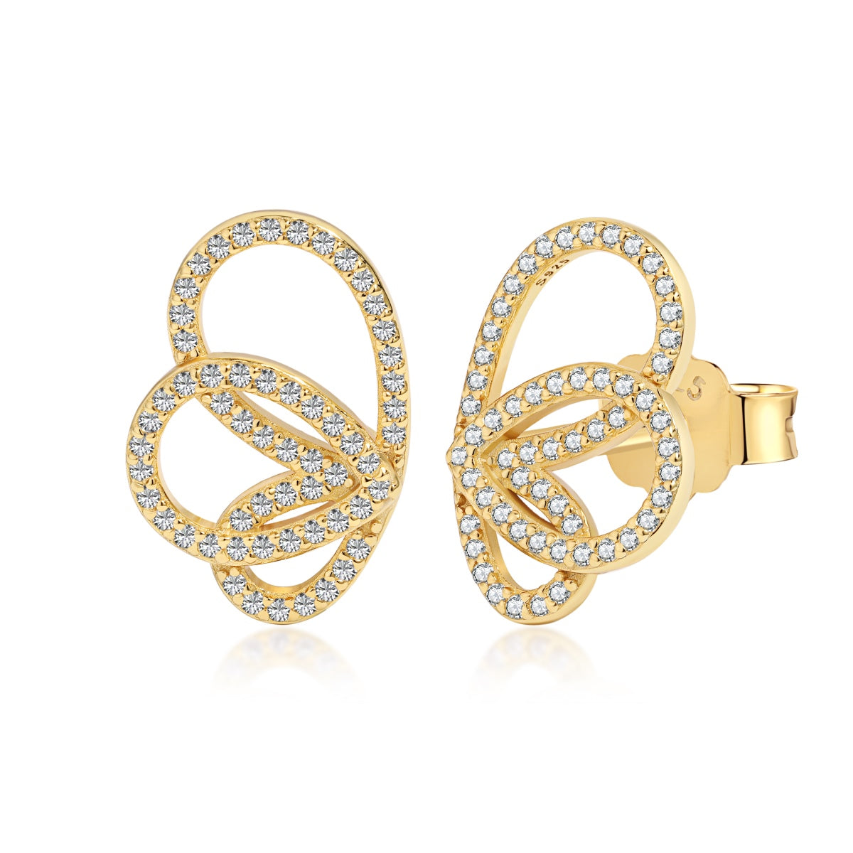 [Luxe Jewels]Exquisite Butterfly Shape Earrings