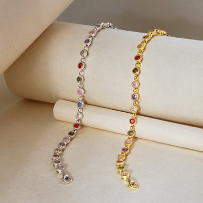 [Luxe Jewels]Sparkling Exquisite Round Cut Party Bracelet