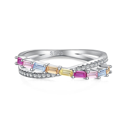 [Luxe Jewels]Energetic Elegant Radiant Cut Party Ring