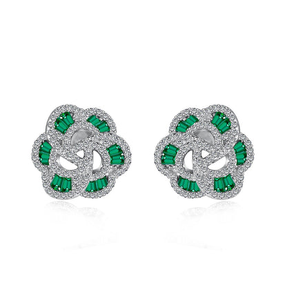 [Luxe Jewels]Exquisite Flower Shape Daily Earrings