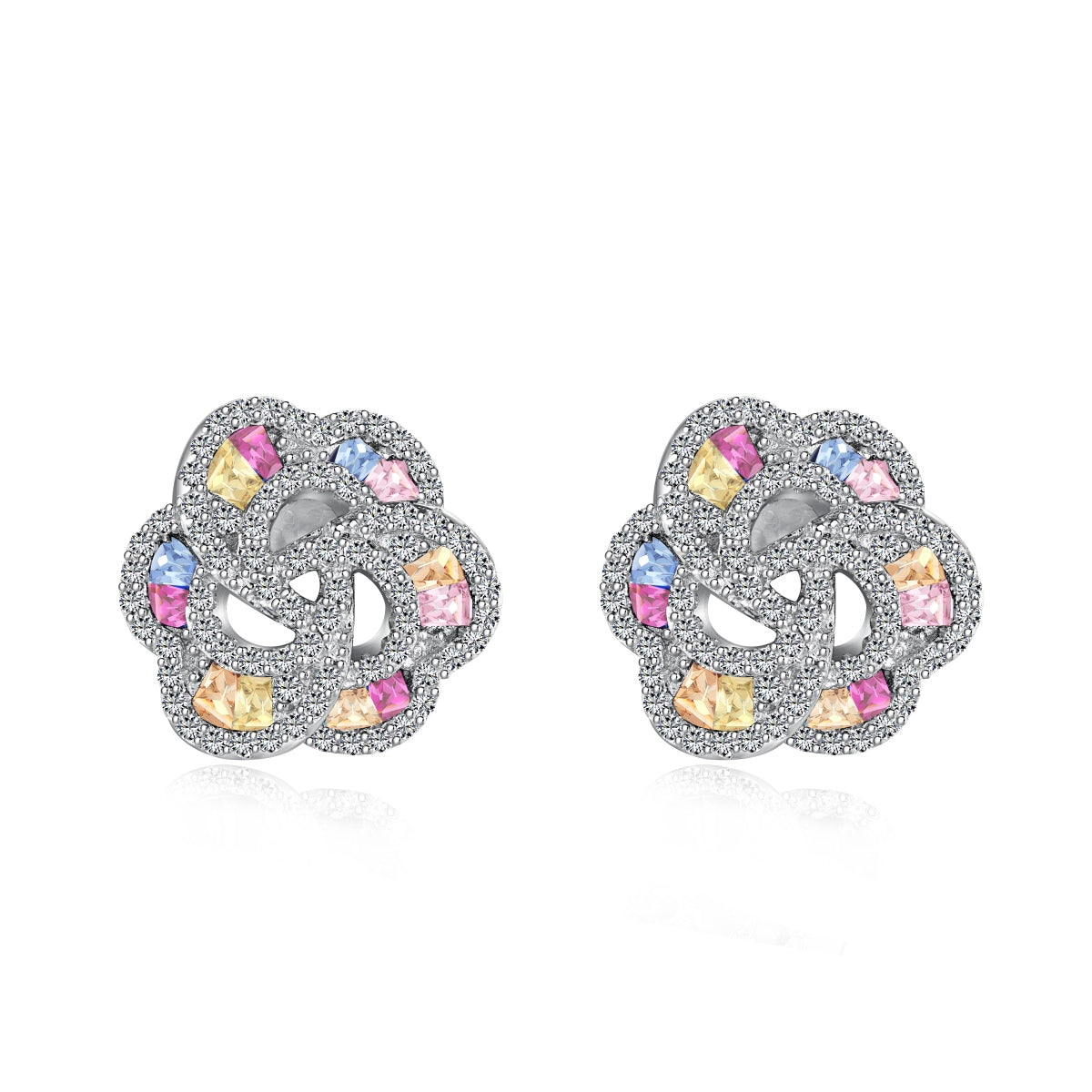 [Luxe Jewels]Exquisite Flower Shape Daily Earrings