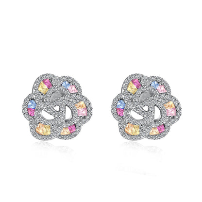 [Luxe Jewels]Exquisite Flower Shape Daily Earrings