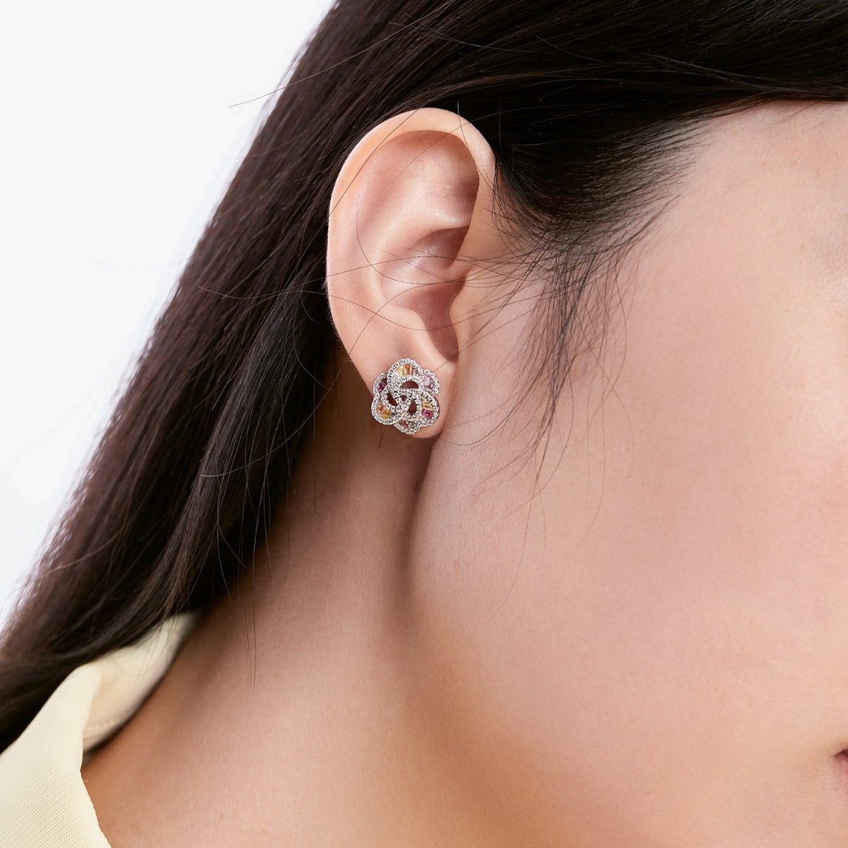 [Luxe Jewels]Exquisite Flower Shape Daily Earrings