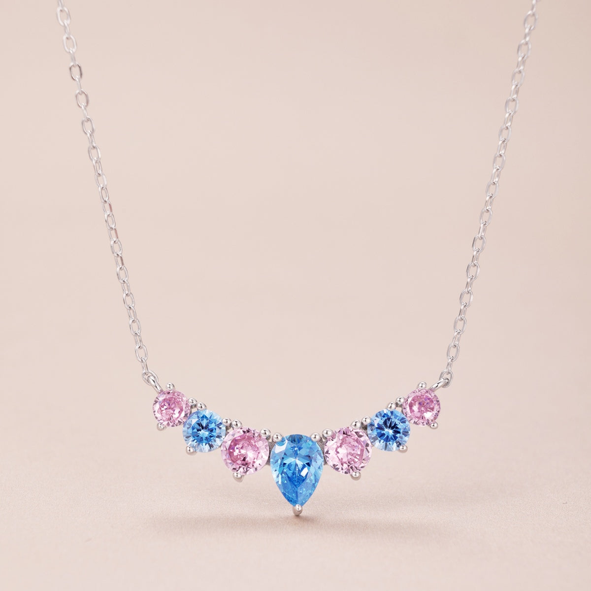 [Luxe Jewels]Dainty Colorful Heart Necklace