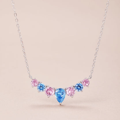 [Luxe Jewels]Dainty Colorful Heart Necklace