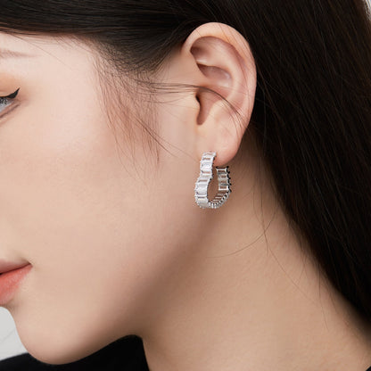 [Luxe Jewels]Radiant Heart Cutout Earrings