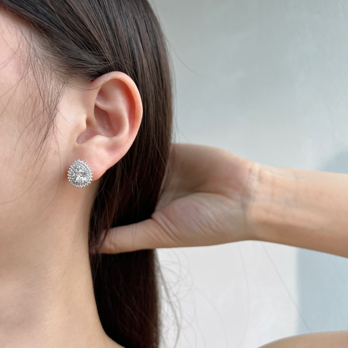 [Luxe Jewels]Delicate Gorgeous Pear Cut Daily Earrings