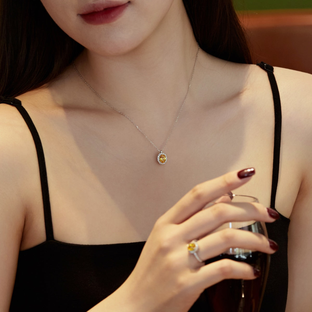 [Luxe Jewels]Delicate Unique Oval Cut Daily Earrings