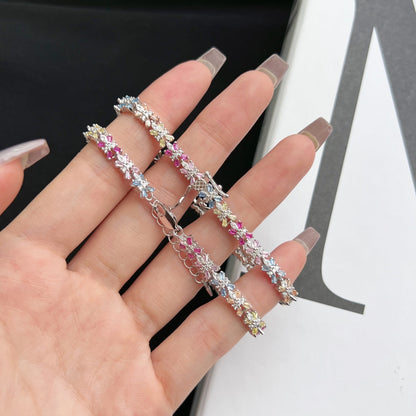 [Luxe Jewels]Radiant Colorful Emerald Cut Party Bracelet