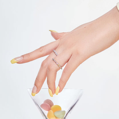 [Luxe Jewels]Dainty Ebullient Round Cut Daily Ring