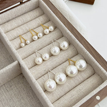 [Luxe Jewels]Delicate Pearl Earrings