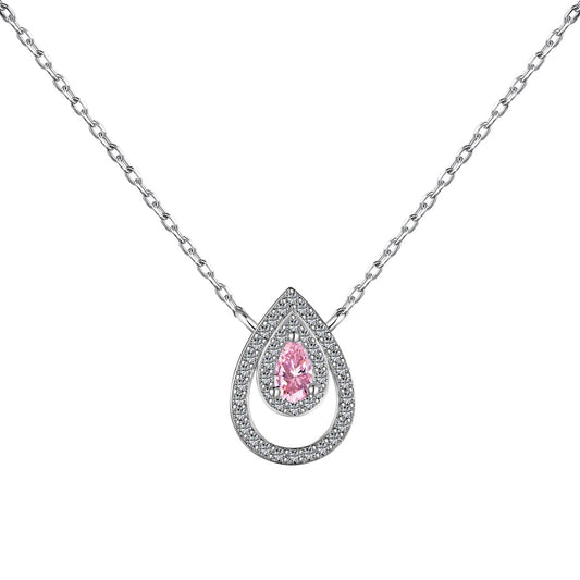 [Luxe Jewels]Sparkling Pear Cut Necklace