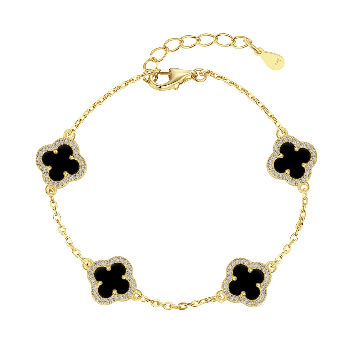 [Luxe Jewels]Four-Leaf Clover Exquisite Bracelet