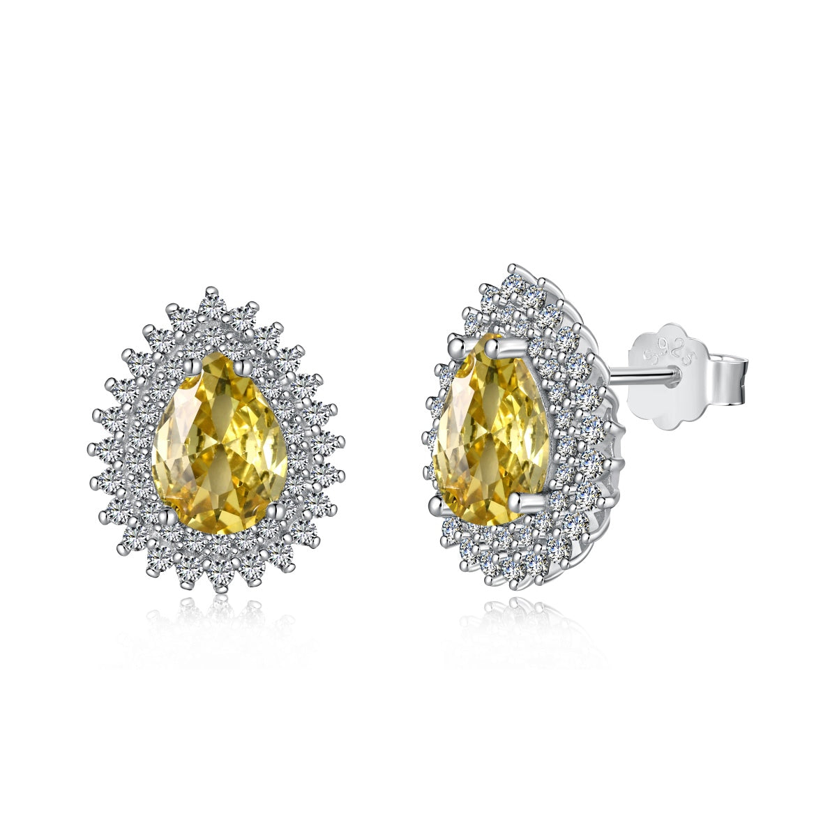 [Luxe Jewels]Delicate Gorgeous Pear Cut Daily Earrings