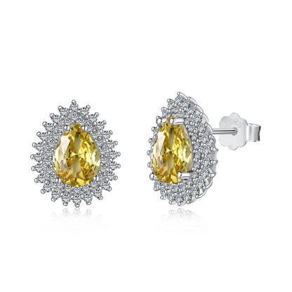 [Luxe Jewels]Delicate Gorgeous Pear Cut Daily Earrings