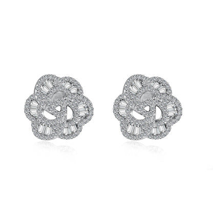 [Luxe Jewels]Exquisite Flower Shape Daily Earrings