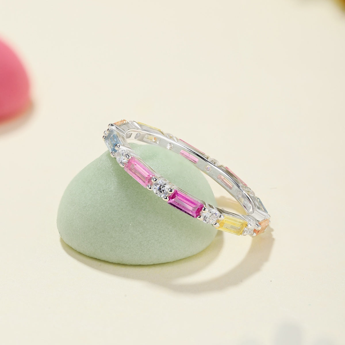 [Luxe Jewels]Lively In Shades Elegant Radiant Cut Daily Ring