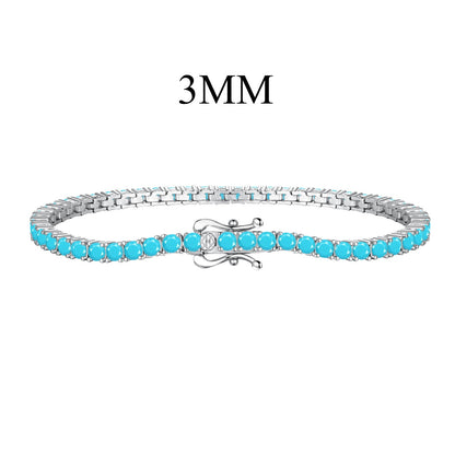 [Luxe Jewels]Dainty Charming Round Cut Tennis Bracelet