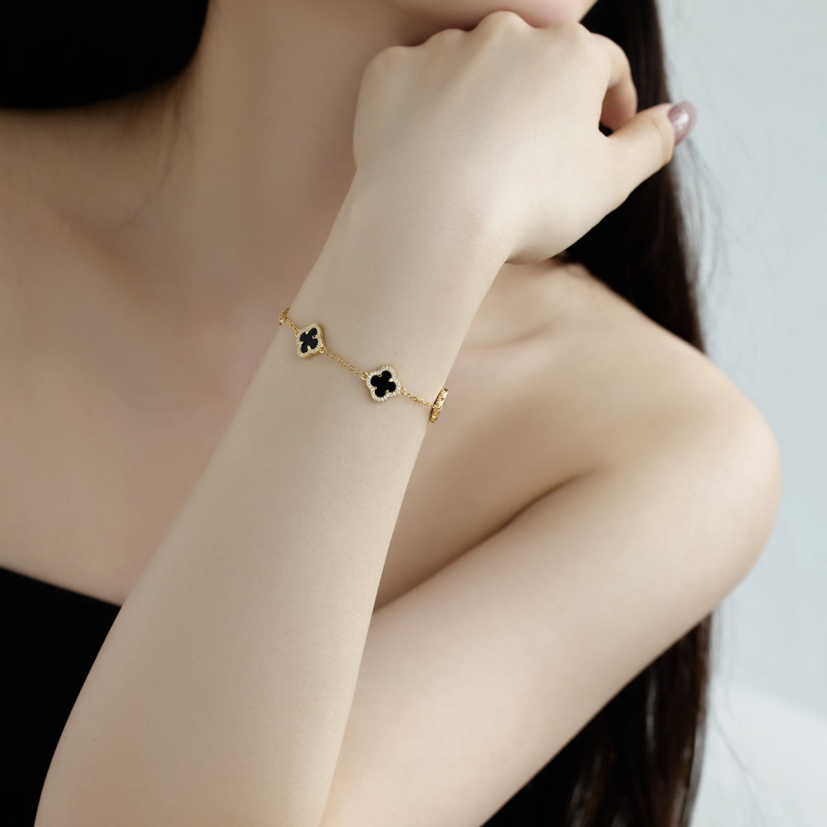 [Luxe Jewels]Four-Leaf Clover Exquisite Bracelet