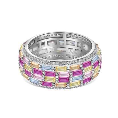 [Luxe Jewels]Radiant Colorful Radiant Cut Daily Ring