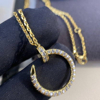 [Luxe Jewels]JUSTE NECKLACE GOLD DIAMONDS