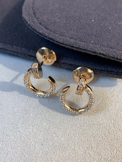 [Luxe Jewels]JUSTE EARRINGS GOLD DIAMONDS