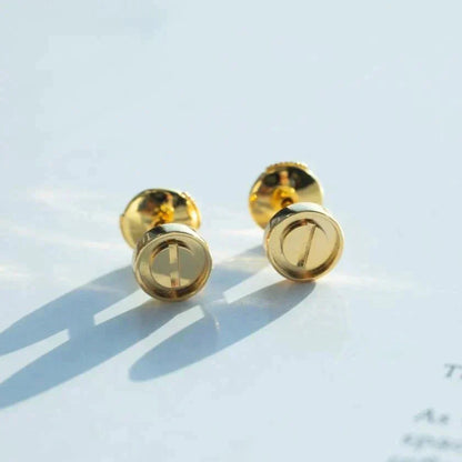 [Luxe Jewels]LOVE EARRINGS GOLD 10MM