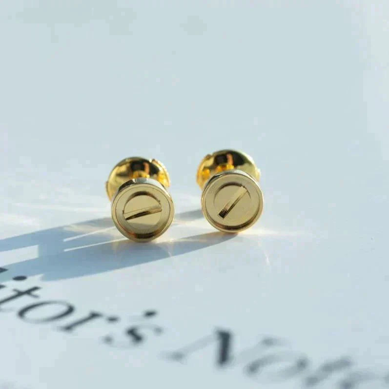 [Luxe Jewels]LOVE EARRINGS GOLD 10MM