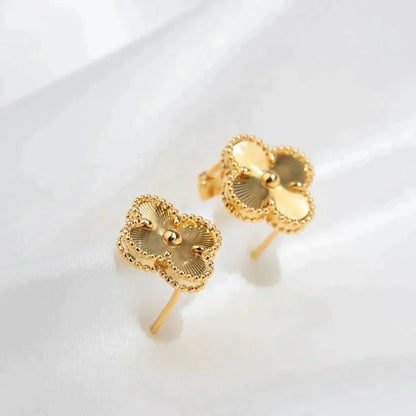 [Luxe Jewels]CLOVER MEDIUM 1 MOTIFS LASER EARRINGS