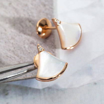 [Luxe Jewels]DIVAS DREAM EARRINGS PINK GOLD