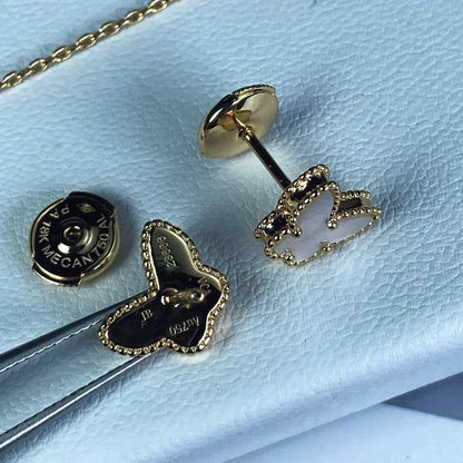 [Luxe Jewels]SWEET BUTTERFLY MOP EARSTUDS